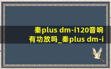 秦plus dm-i120音响有功放吗_秦plus dm-i120音响